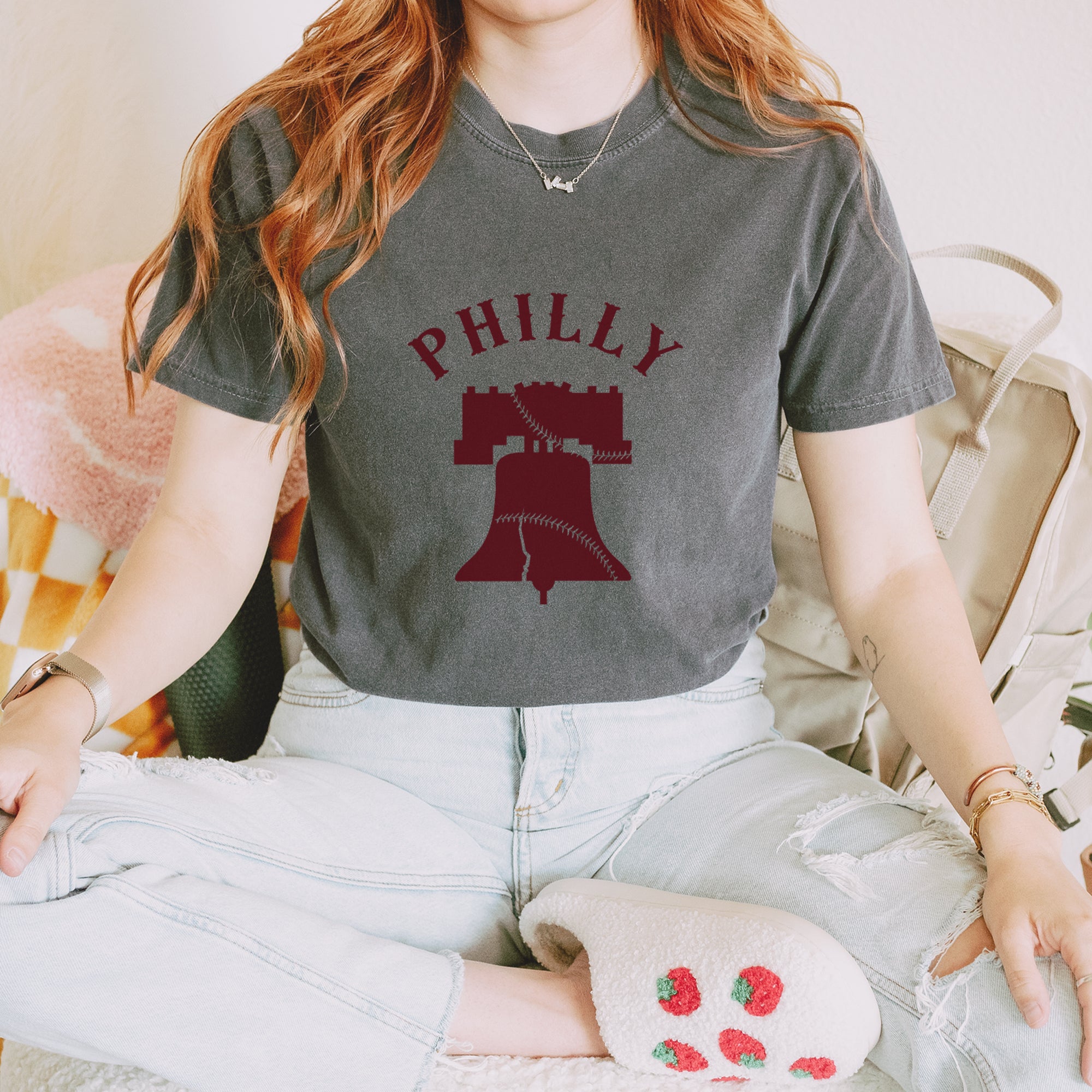 Philly Cracked Liberty Bell Vintage Soft Unisex T-shirt 