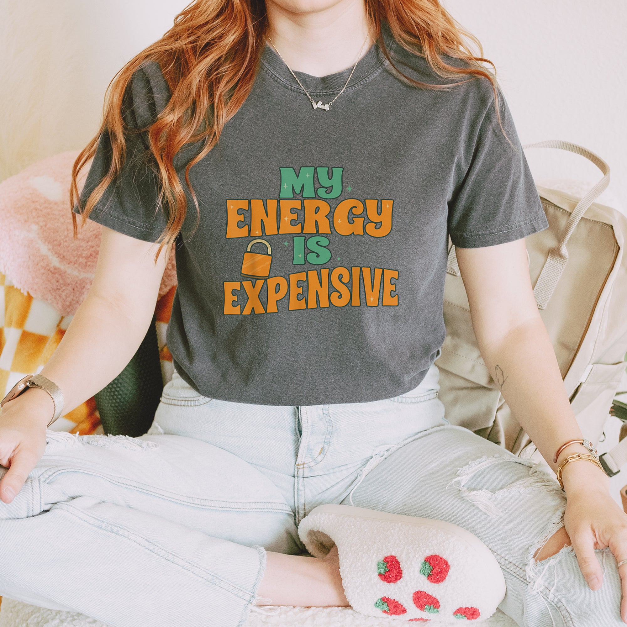 My Energy Is Expensive Self-Care Vintage Soft Unisex T-shirt 