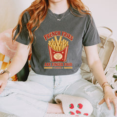 French Fries Are Finger Food IYKYK Vintage Soft Unisex T-shirt 