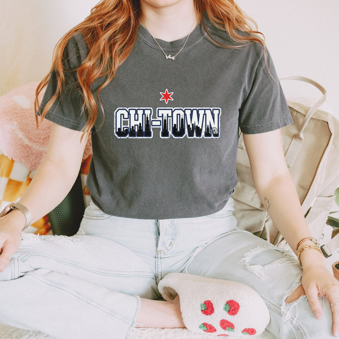 Chicago Chi-Town City Pride Vintage Soft Unisex T-shirt 