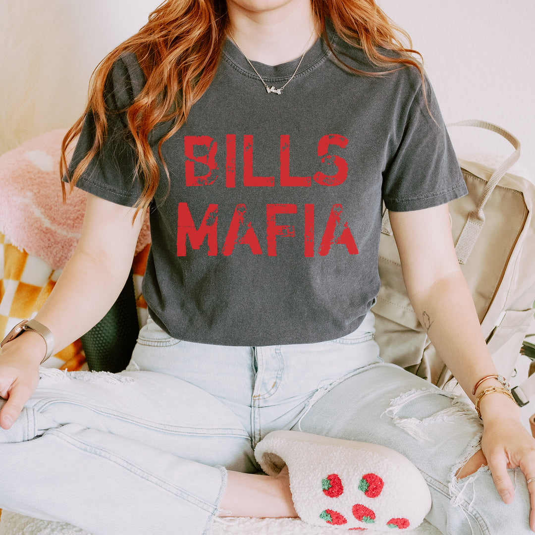 Distressed Bills Mafia Football Vintage Soft Unisex T-shirt 