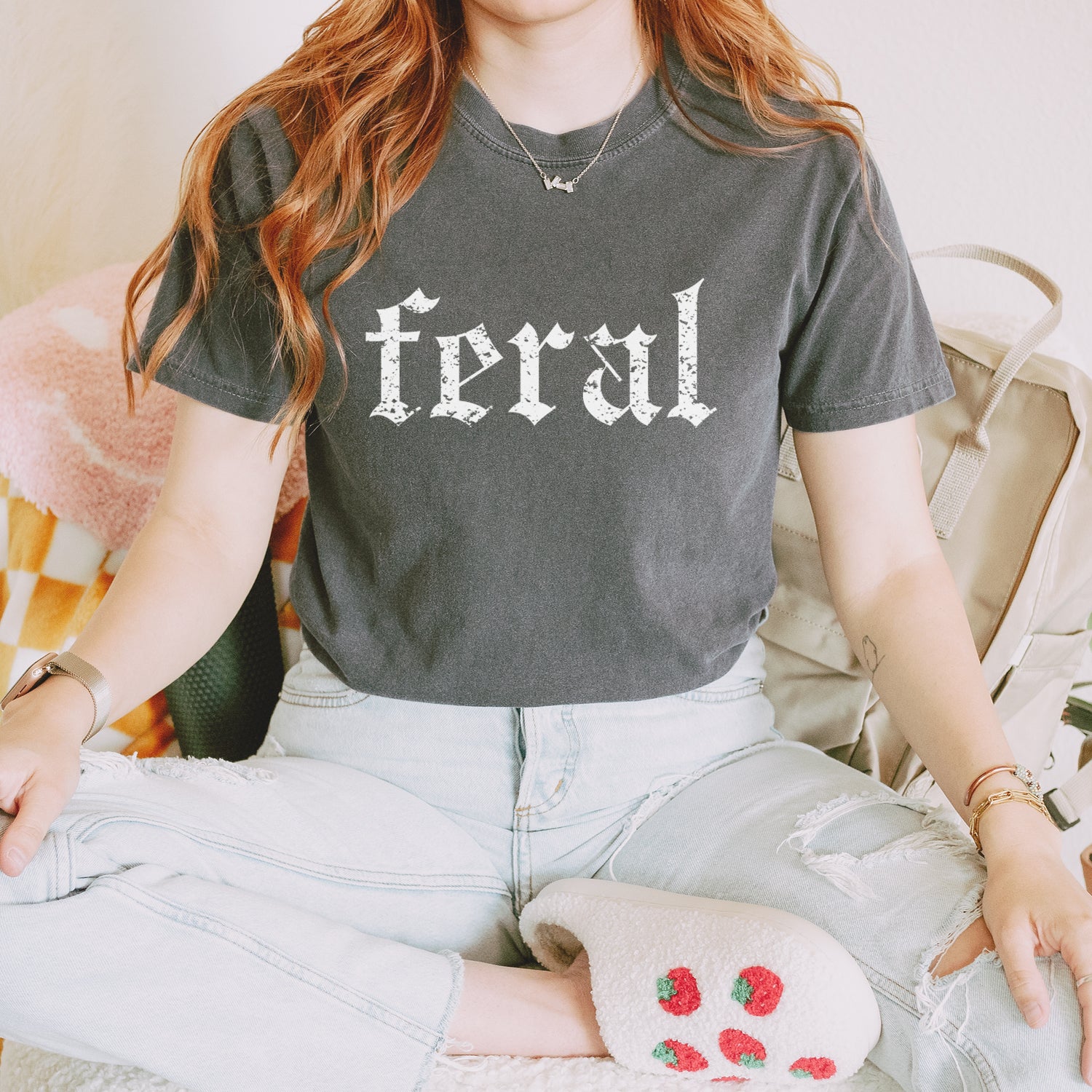 Feral Club Rat Festival Rave EDM Vintage Soft Unisex T-shirt 