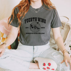 Fourth Wing Basgiath War College Vintage Soft Unisex T-shirt