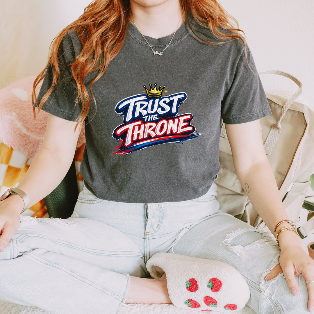 Trust The Throne Crown Philly Hoops Vintage Soft Unisex T-shirt 