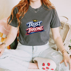 Trust The Throne Crown Philly Hoops Vintage Soft Unisex T-shirt 