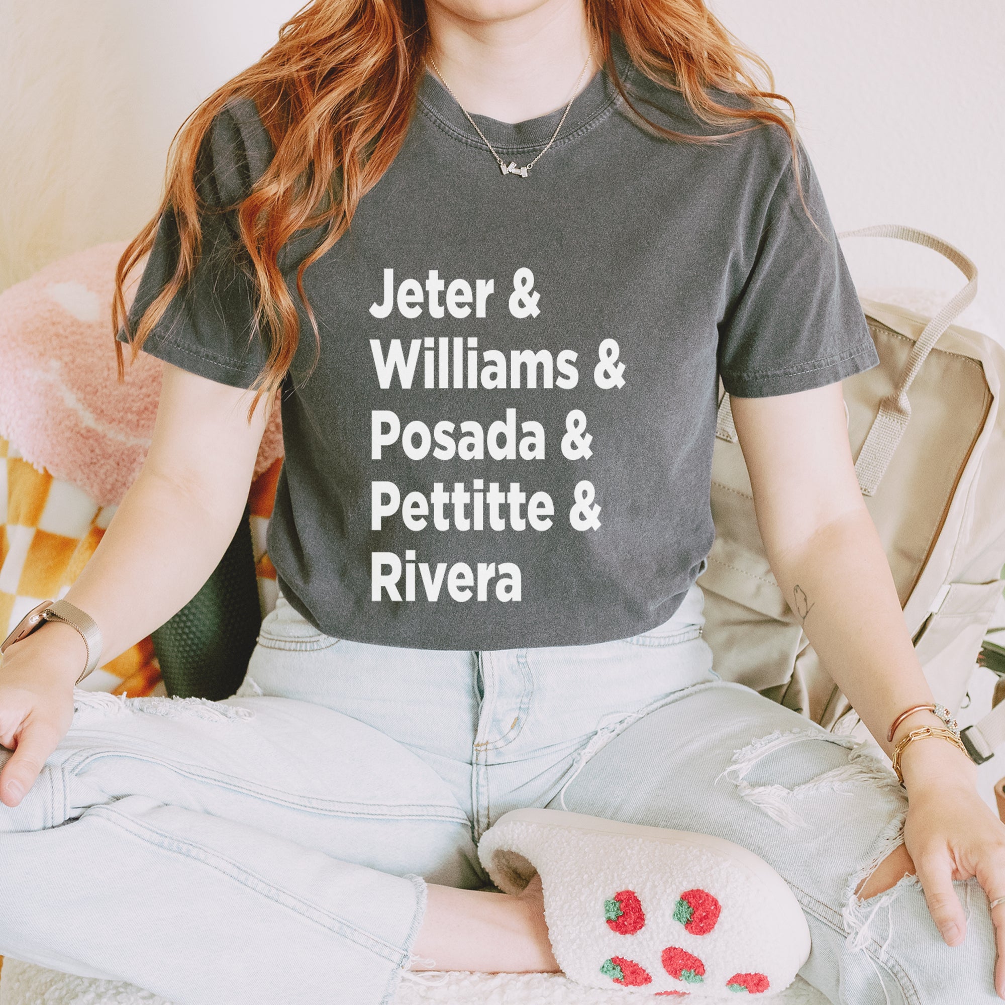 Jeter & Williams & Posada & Pettitte & Rivera Vintage Soft Unisex T-shirt 