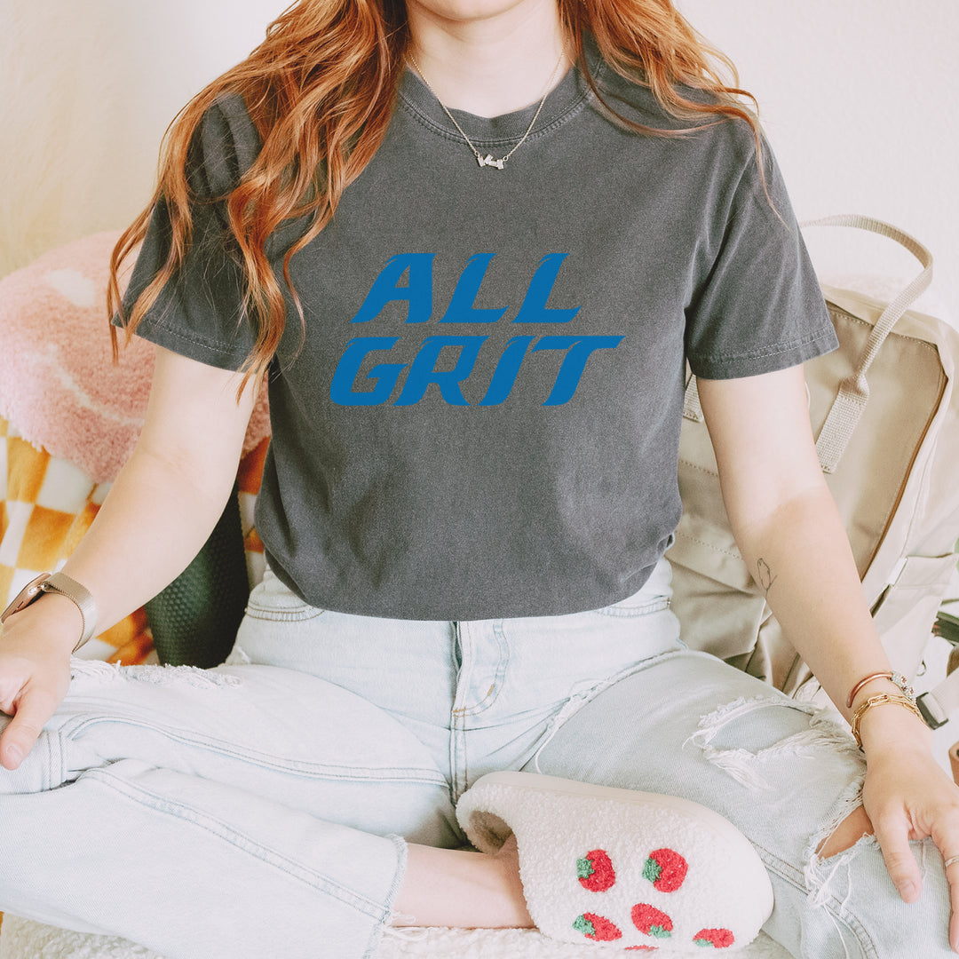 All Grit Detroit Football Vintage Soft Unisex T-shirt 