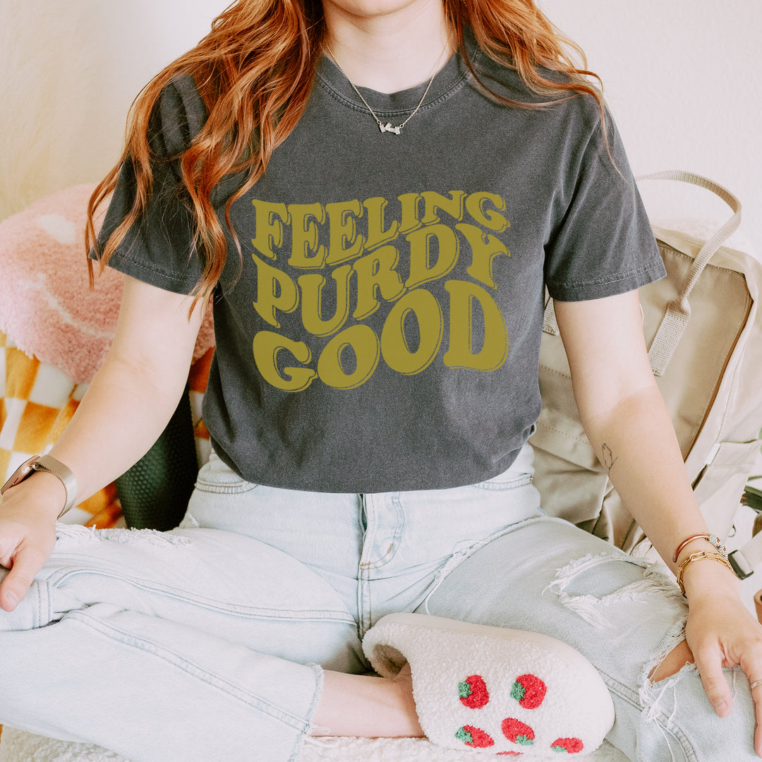 Feeling Purdy Good San Francisco Vintage Soft Unisex T-shirt 