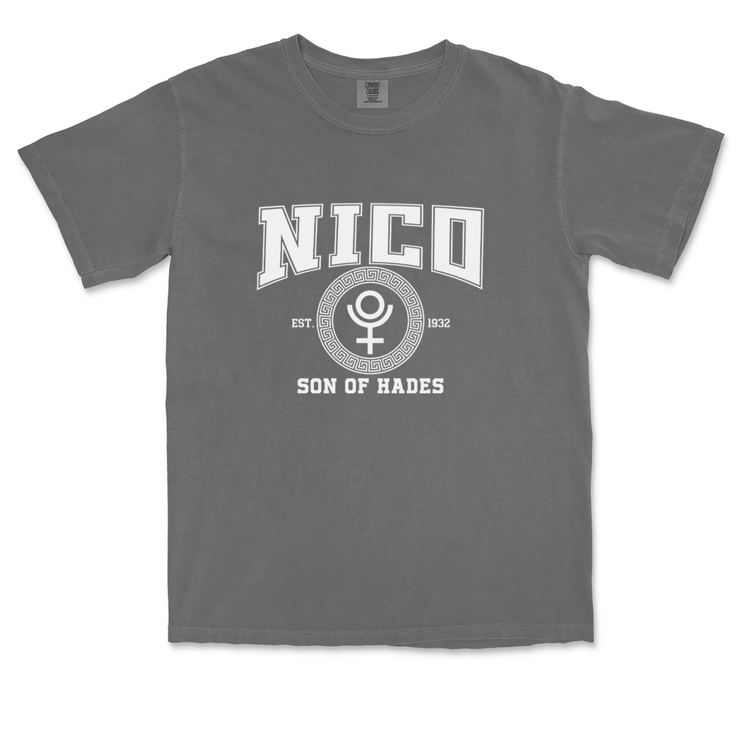 Nico Son of Hades Underworld Crest Vintage Soft Unisex T-shirt 
