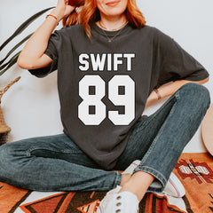 Swift 89 Birth Year Music Fan Era Poets Department Lover Vintage Soft Unisex T-shirt 