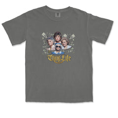 Golden Chain Thug Life Girls Vintage Soft Unisex T-shirt 