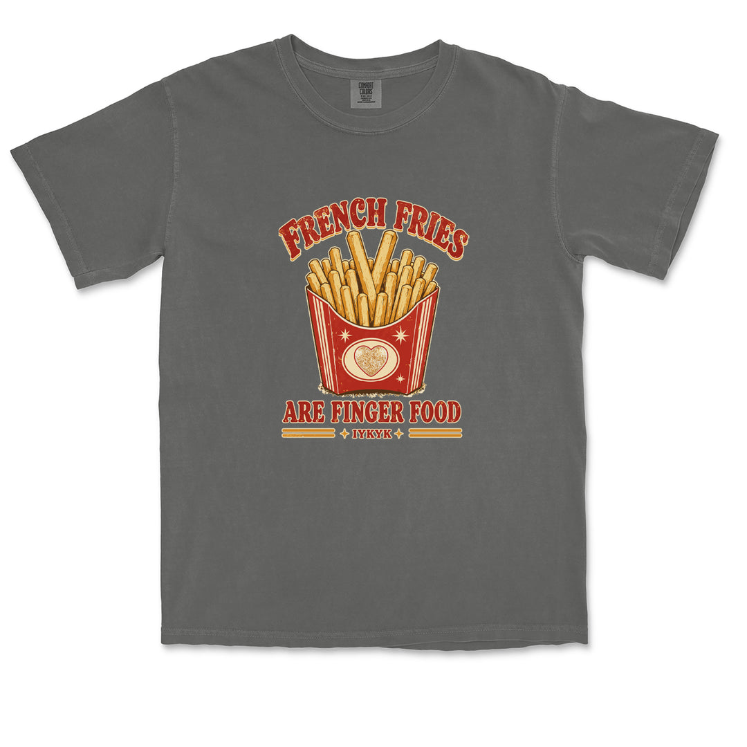 French Fries Are Finger Food IYKYK Vintage Soft Unisex T-shirt 
