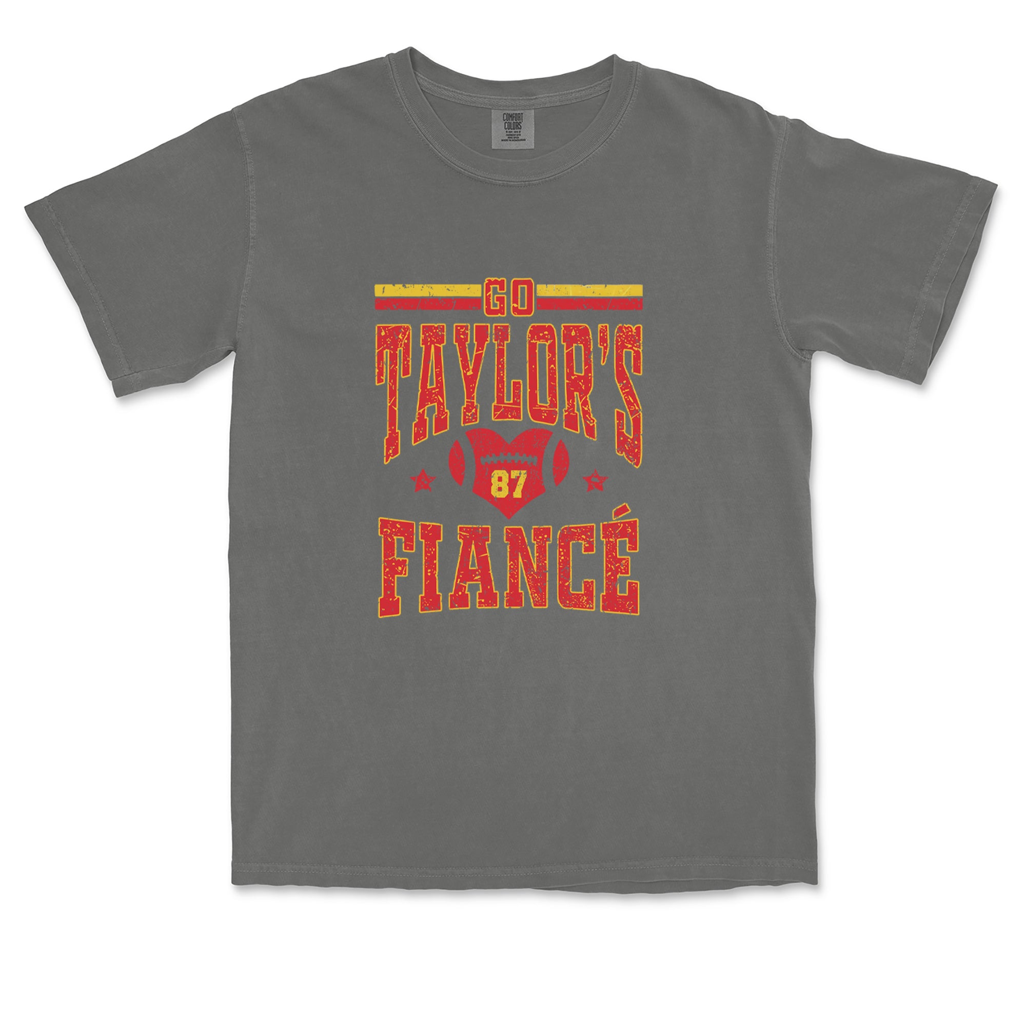 Go Taylor's Fiancé Engagement Game Day Vintage Soft Unisex T-shirt 