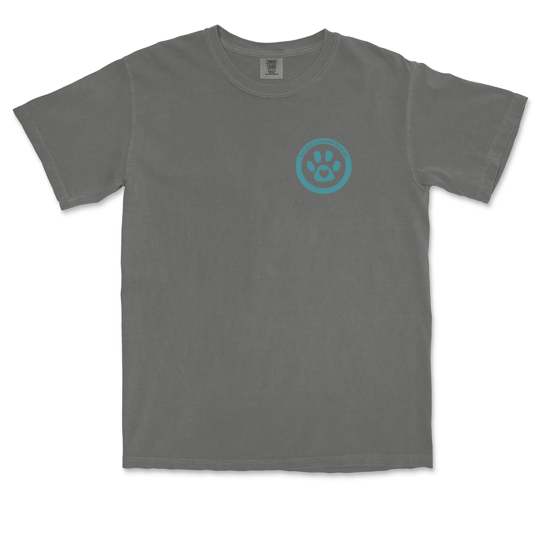 TLC To Love a Canine Dog Rescue Teal Vintage Soft Unisex T-shirt 