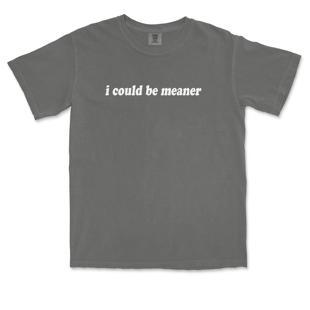 I could be meaner Vintage Soft Unisex T-shirt 