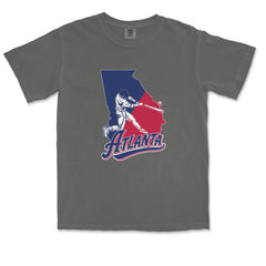 Atlanta Georgia Batter Up Vintage Soft Unisex T-shirt 