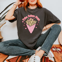 Fries Before Guys Vintage Soft Unisex T-shirt 