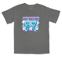 67 Six Seven Meme Kawaii Cloud Vintage Soft Unisex T-shirt 