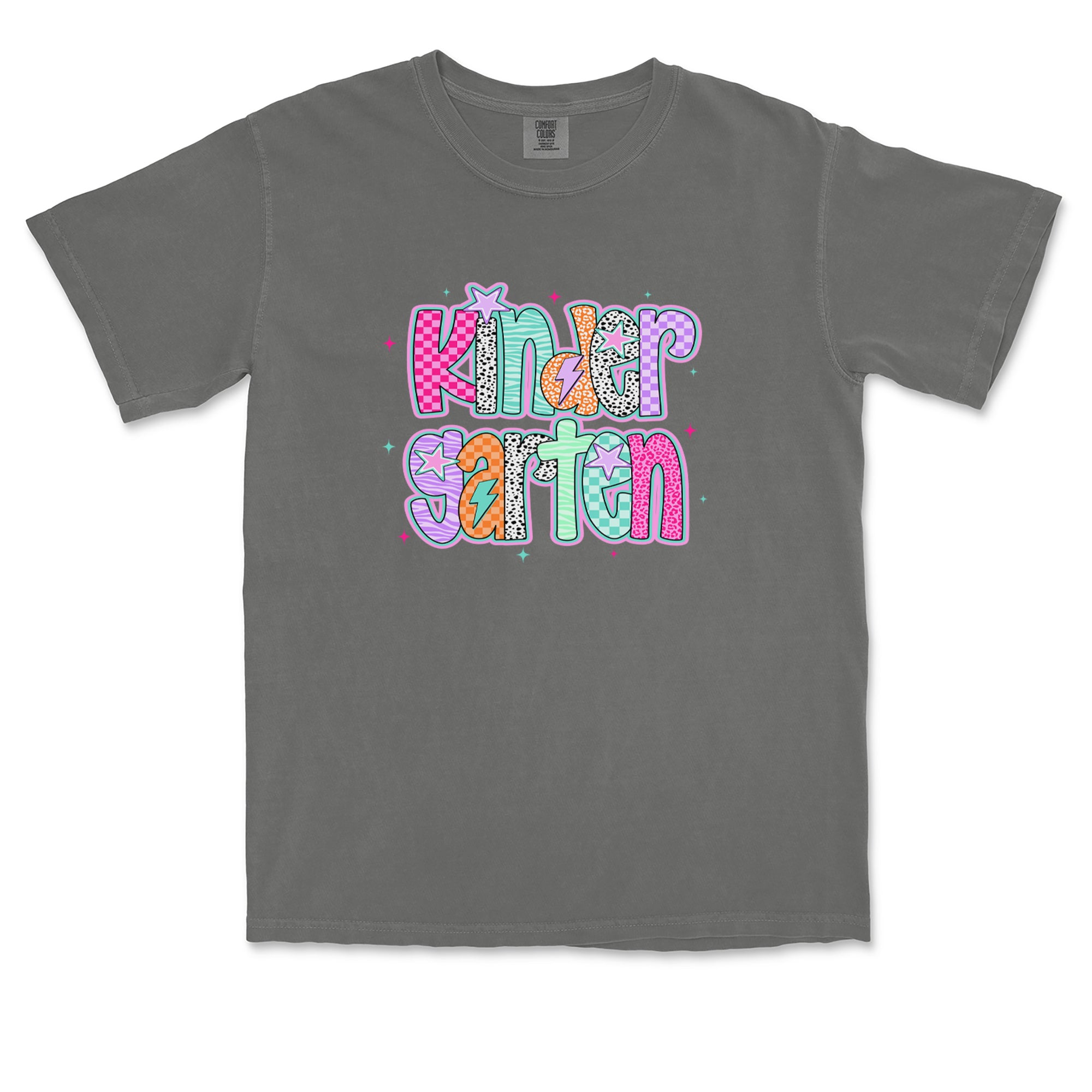 Kindergarten Cutie Colorful Back to School Vintage Soft Unisex T-shirt 