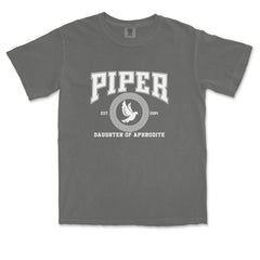 Piper Daughter of Aphrodite Rebel Heart Vintage Soft Unisex T-shirt 