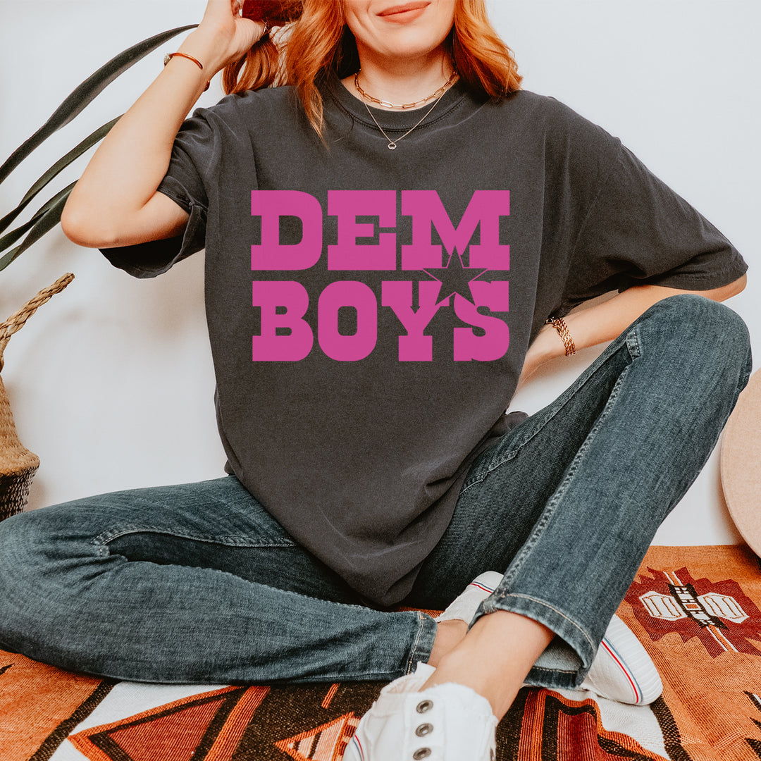 Dem Boys Hot Pink Dallas  Vintage Soft Unisex T-shirt 
