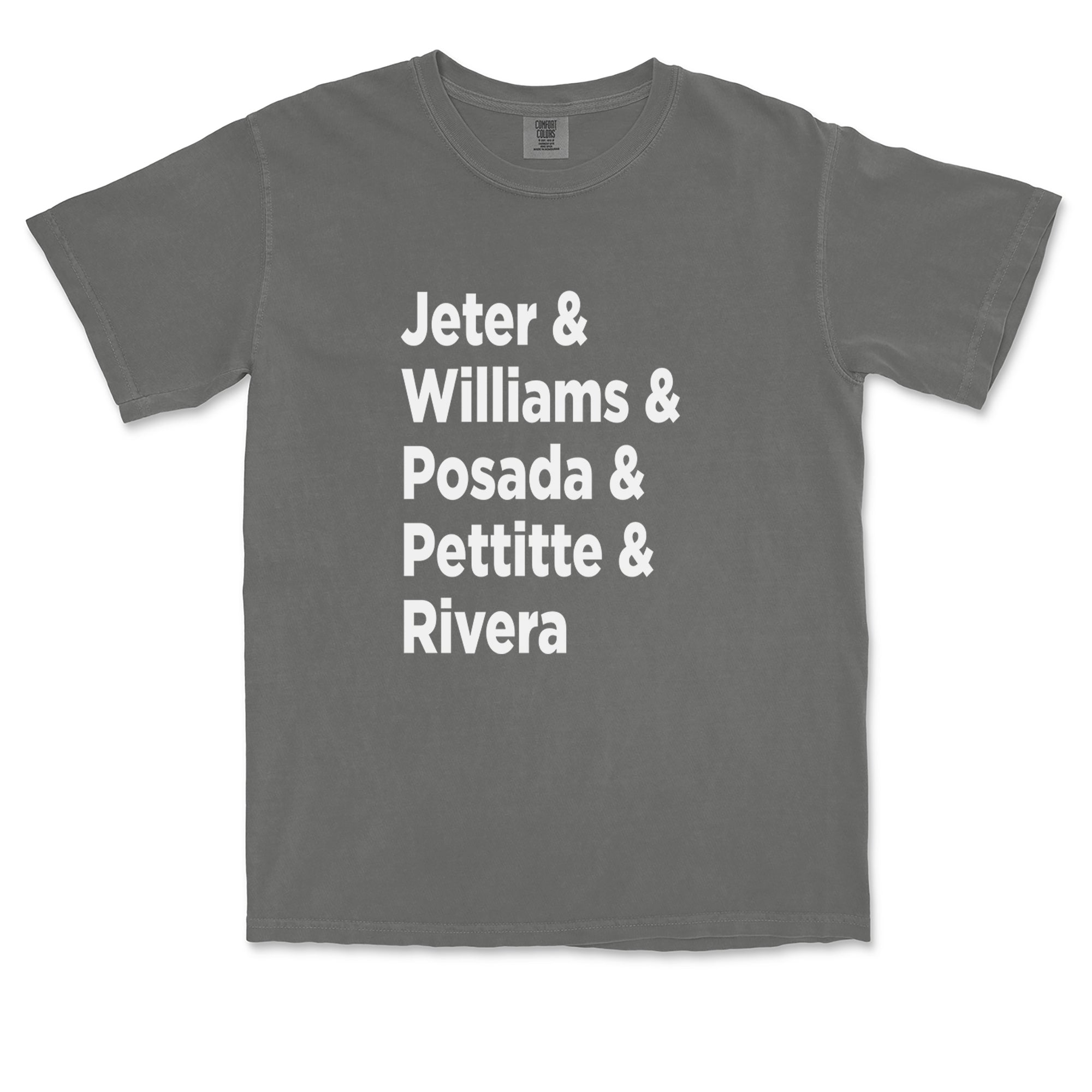 Jeter & Williams & Posada & Pettitte & Rivera Vintage Soft Unisex T-shirt 