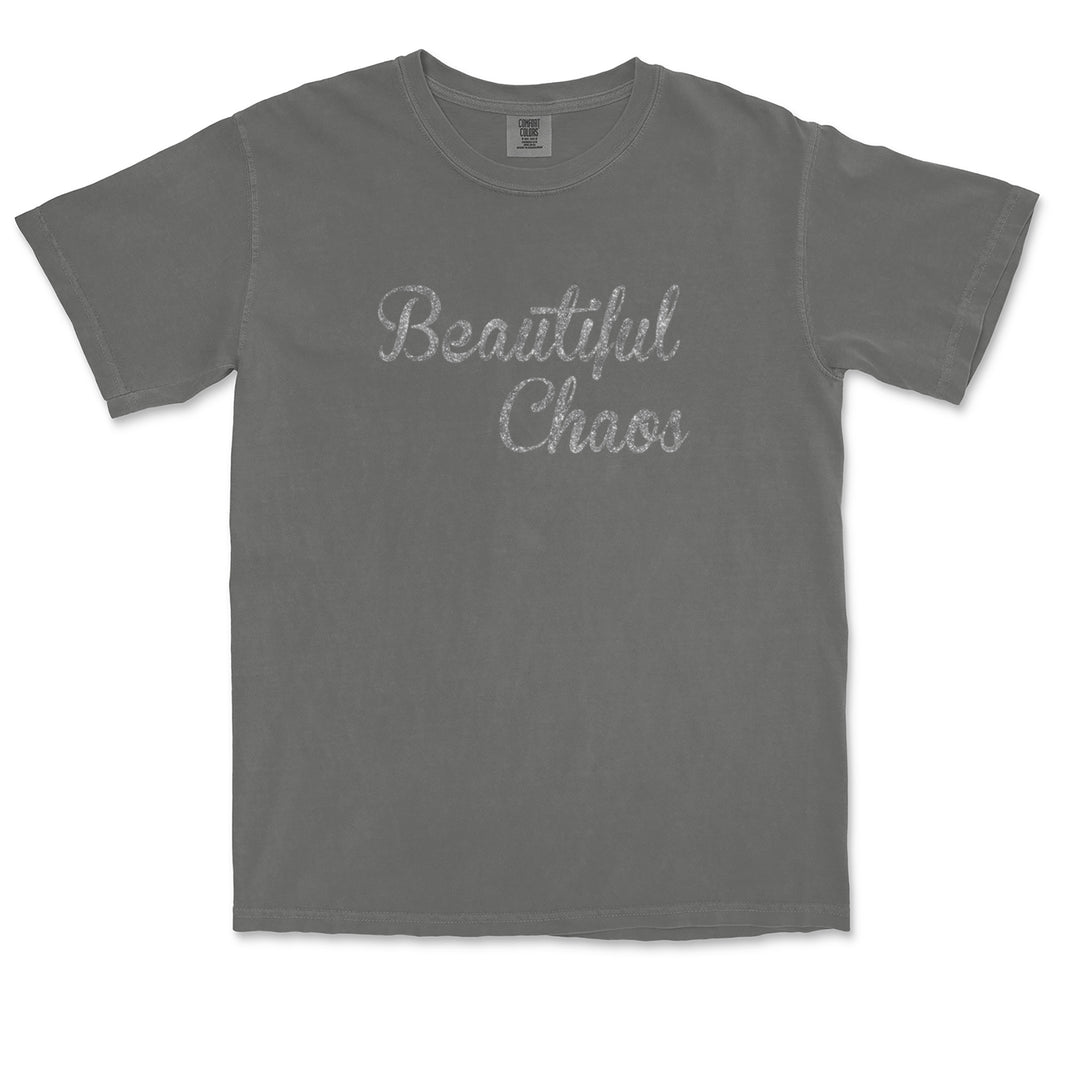 Beautiful Chaos Glitter Music Festival Vintage Soft Unisex T-shirt 