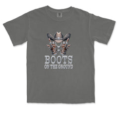 Boots On The Ground Bling Vintage Soft Unisex T-shirt 