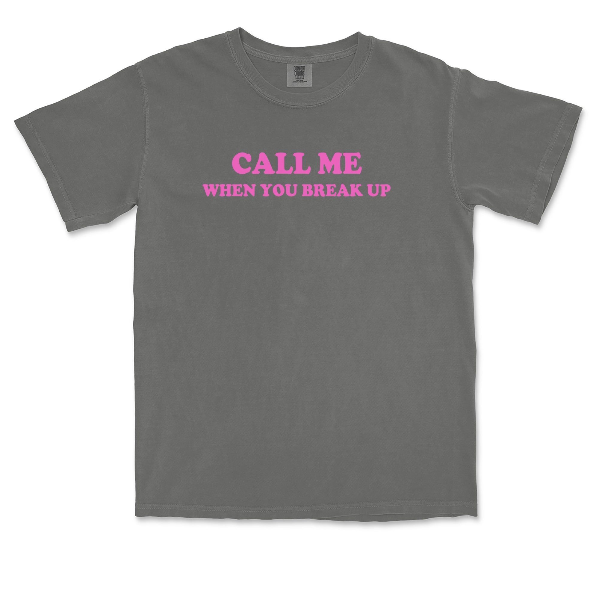 Call ME When You Break Up Vintage Soft Unisex T-shirt 