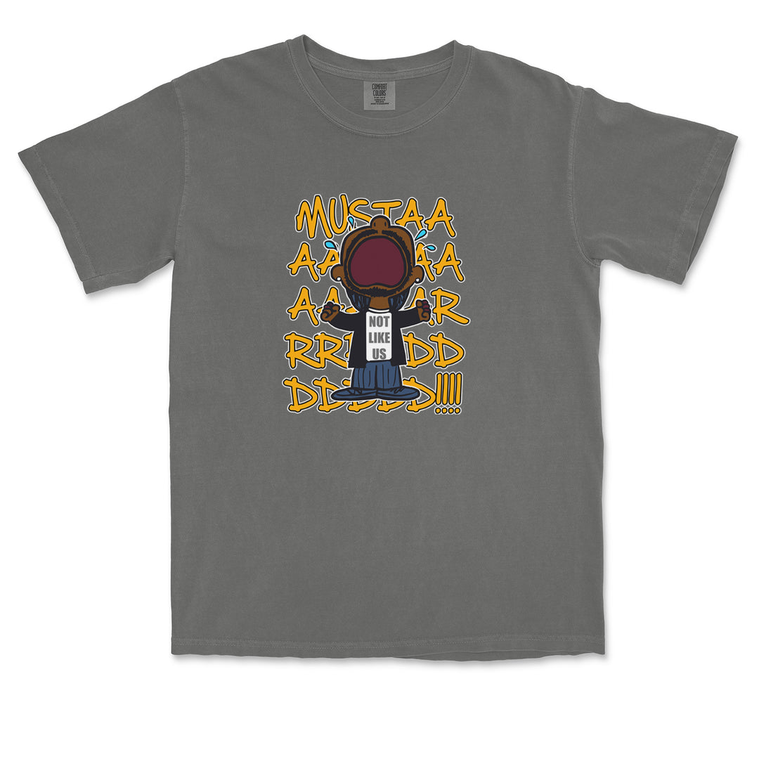 MUSTARD! Not Like Us Tv Off graphic on Garment-Dyed Heavyweight Unisex T-Shirt alternate view 32