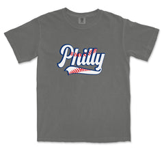 Philly Baseball Stitching Vintage Soft Unisex T-shirt 