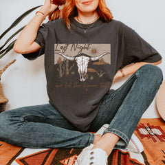 Last Night We Let The Liquor Talk Country Music Western Vintage Soft Unisex T-shirt 