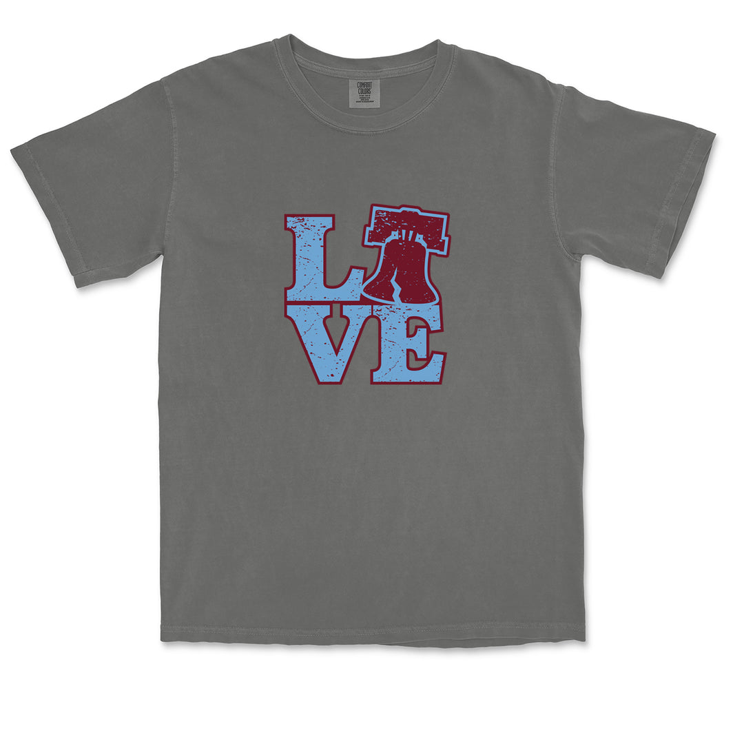 Love Philly Liberty Bell Vintage Soft Unisex T-shirt 