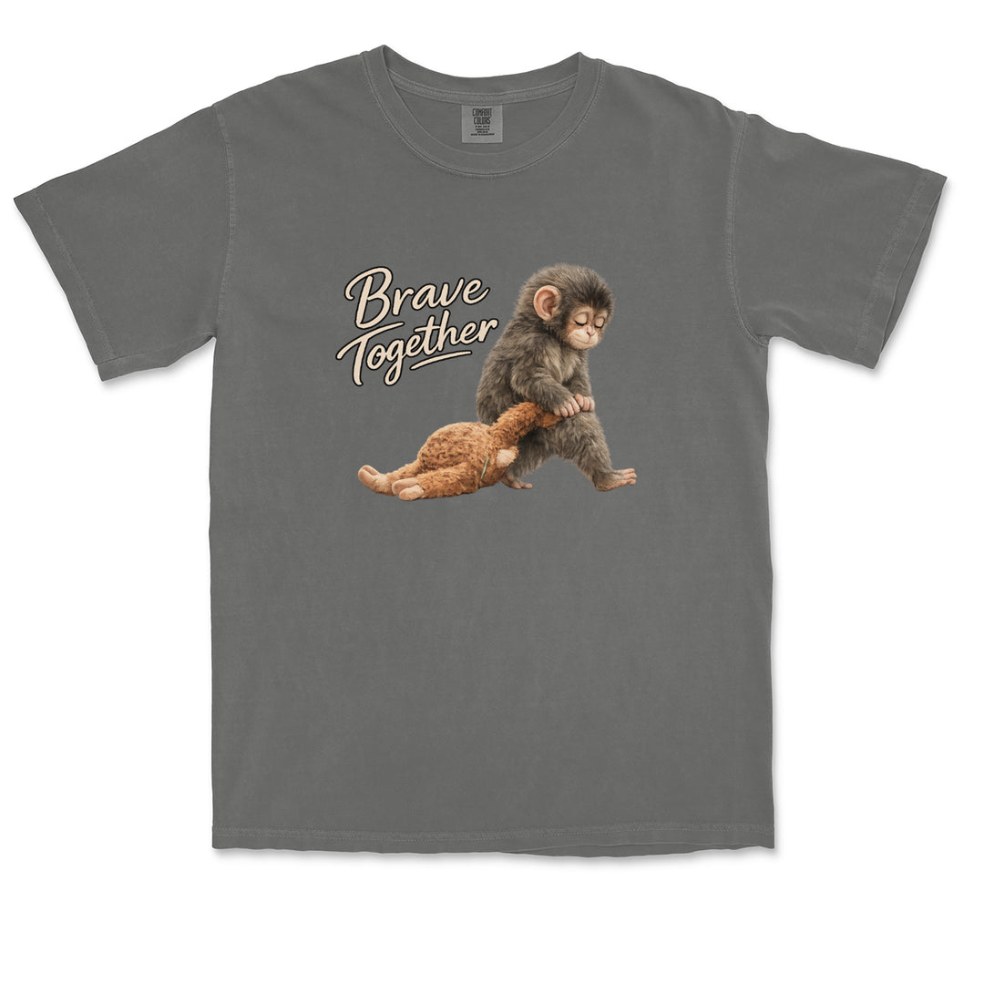 Punch Brave Together Stuffed Animal Vintage Soft Unisex T-shirt 