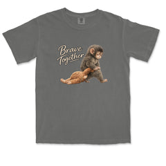Punch Brave Together Stuffed Animal Vintage Soft Unisex T-shirt 
