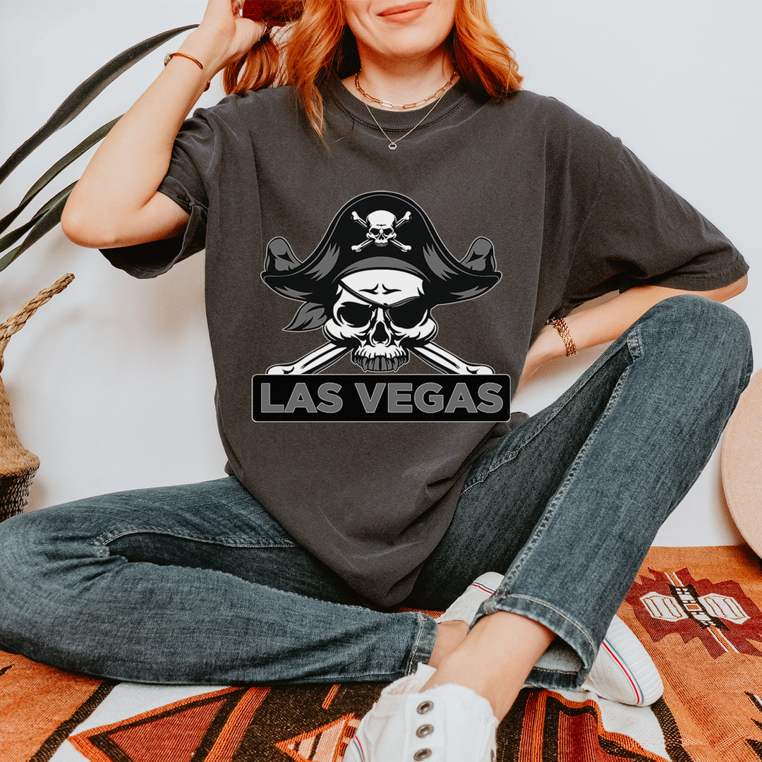 Raider Skull Straight Outta Las Vegas Vintage Soft Unisex T-shirt 