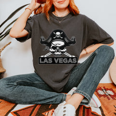 Raider Skull Straight Outta Las Vegas Vintage Soft Unisex T-shirt 