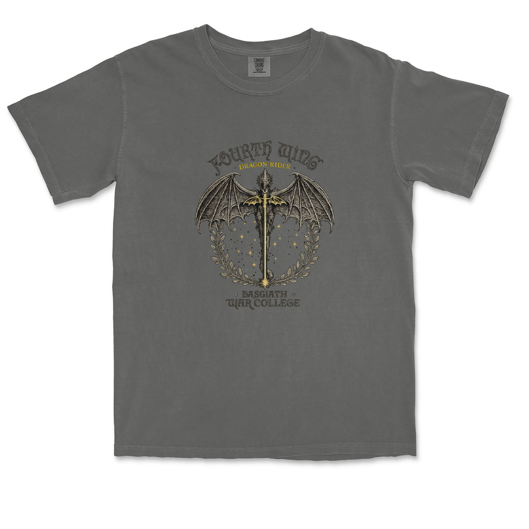Fourth Wing Dragon Rider Vintage Basgiath War College Vintage Soft Unisex T-shirt 