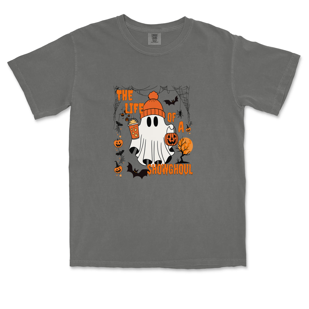 Life of a Showghoul Halloween Showgirl Vibes Vintage Soft Unisex T-shirt 