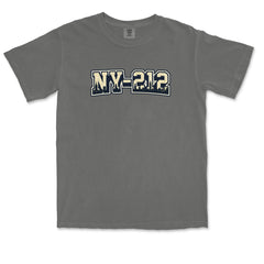New York City 212 Area Code Skyline  Vintage Soft Unisex T-shirt 