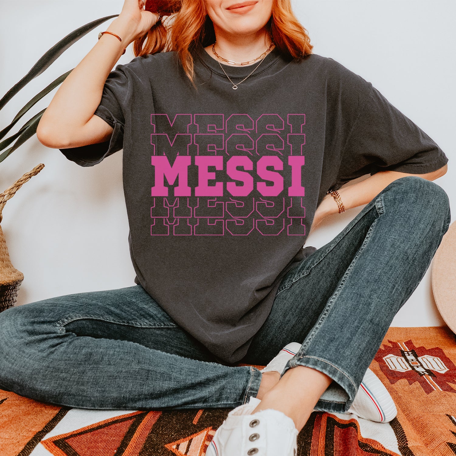 Messi Miami Futbol Vintage Soft Unisex T-shirt 