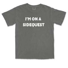 I'm On A Sidequest Festival Rave EDM graphic on Garment-Dyed Heavyweight Unisex T-Shirt alternate view 27