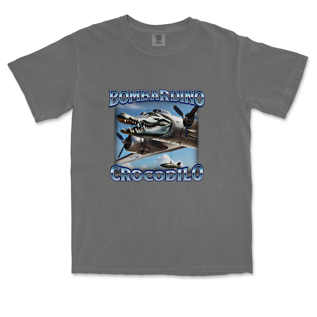 Bombardino Crocodilo Brainrot Vintage Soft Unisex T-shirt 