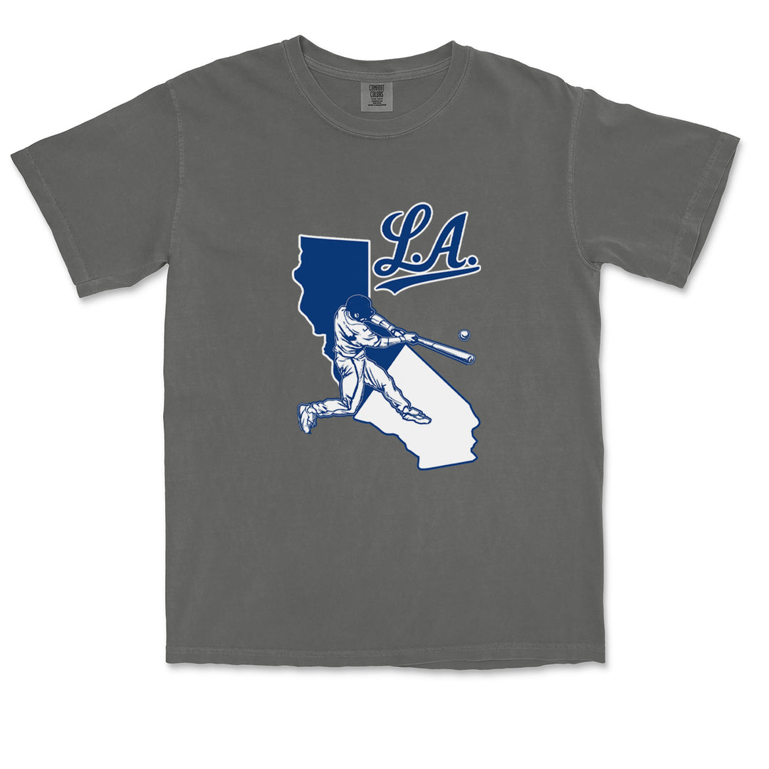 Los Angeles Baseball Batter Up Vintage Soft Unisex T-shirt 