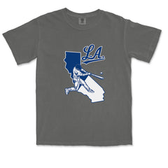 Los Angeles Baseball Batter Up Vintage Soft Unisex T-shirt 
