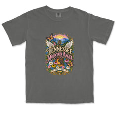 Tennessee Mountain Angel Wings Dolly Vintage Soft Unisex T-shirt 