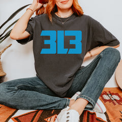 3L3 From The 313 Detroit Football Vintage Soft Unisex T-shirt 