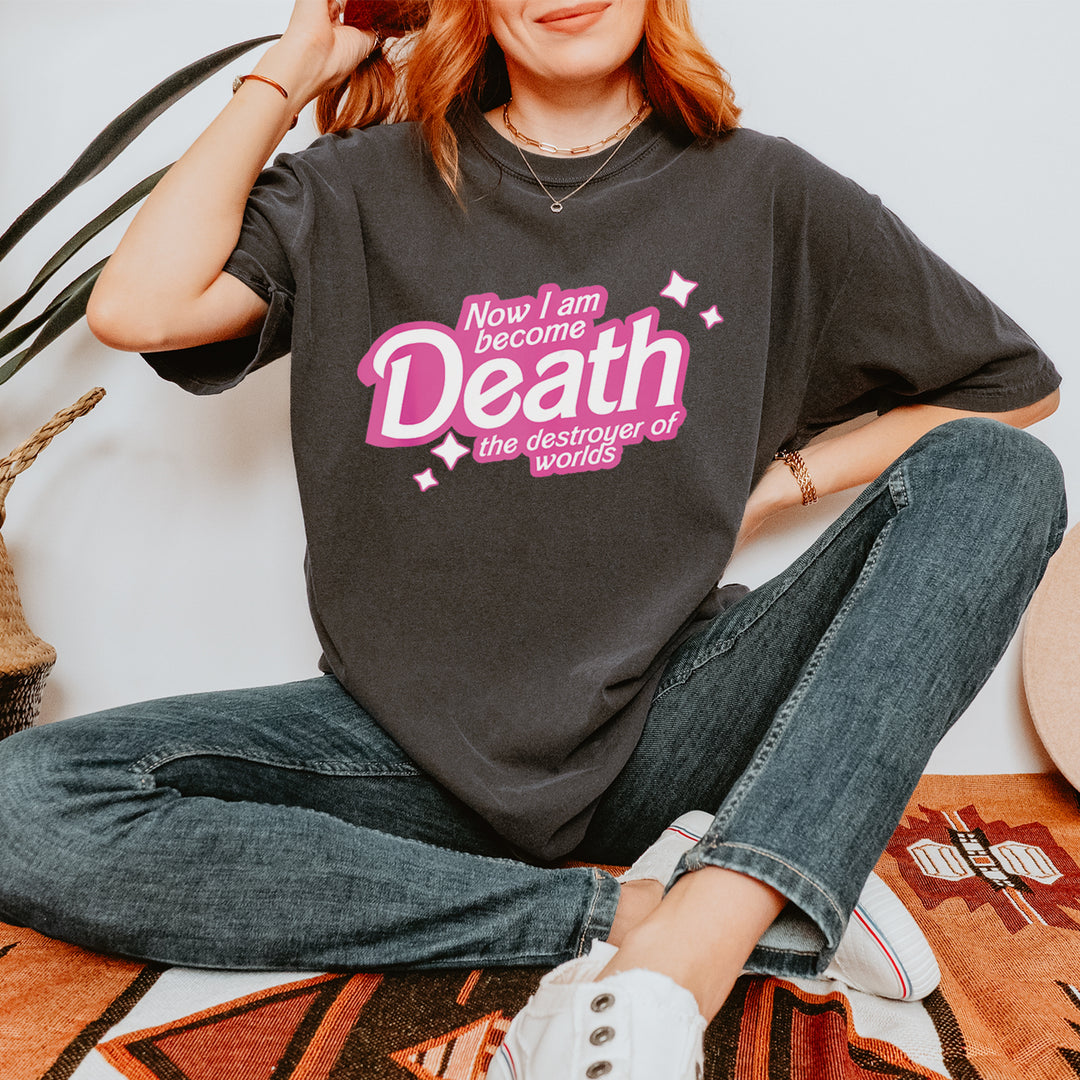 Now I am Become Death Barbenheimer Vintage Soft Unisex T-shirt 