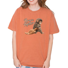 Punch Brave Together Stuffed Animal Vintage Soft Unisex T-shirt Yam