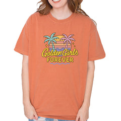 Golden Girls Forever Retro Sunset Vintage Soft Unisex T-shirt Yam